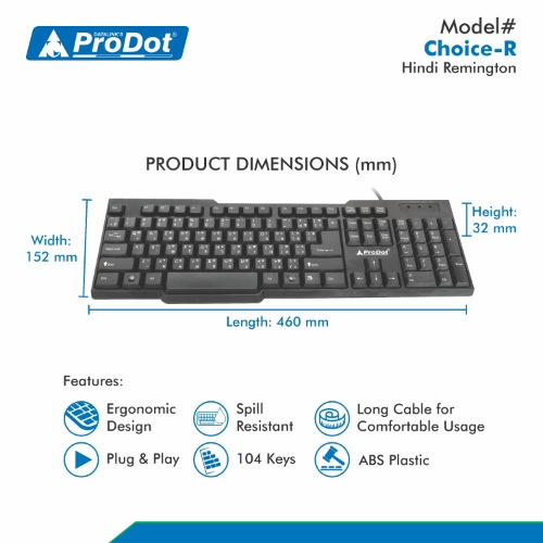ProDot Qwerty Computer Keyboard_2